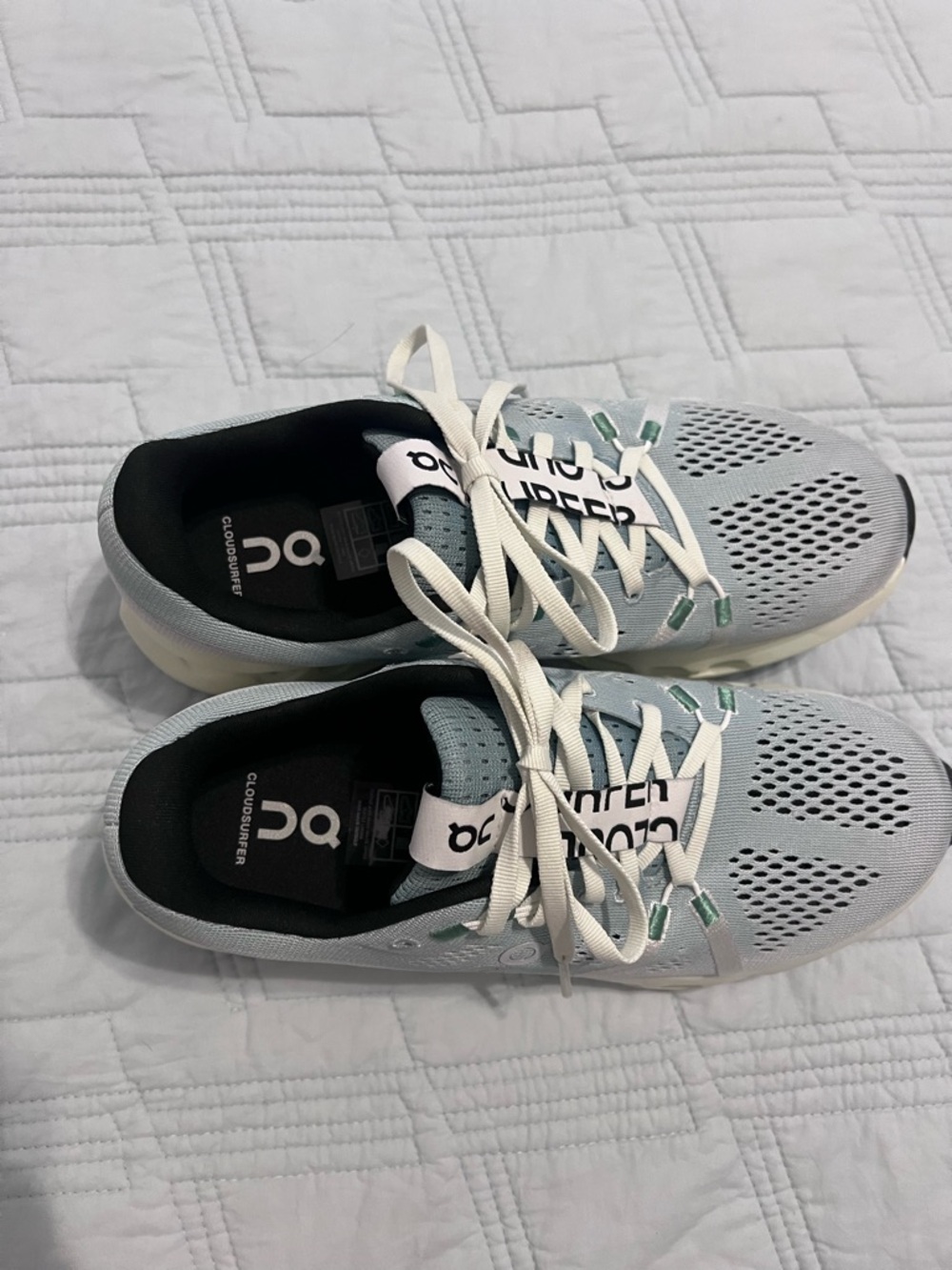 On Cloudsurfer V2 mineral aloe color womens size 8